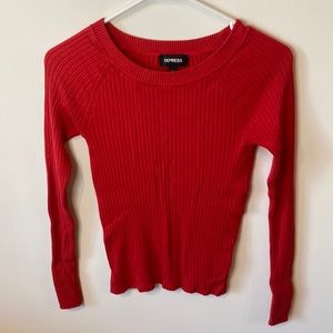 Women’s Express sweater, size small, red